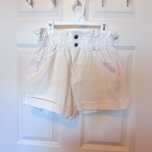 White Junior Size Medium Shorts